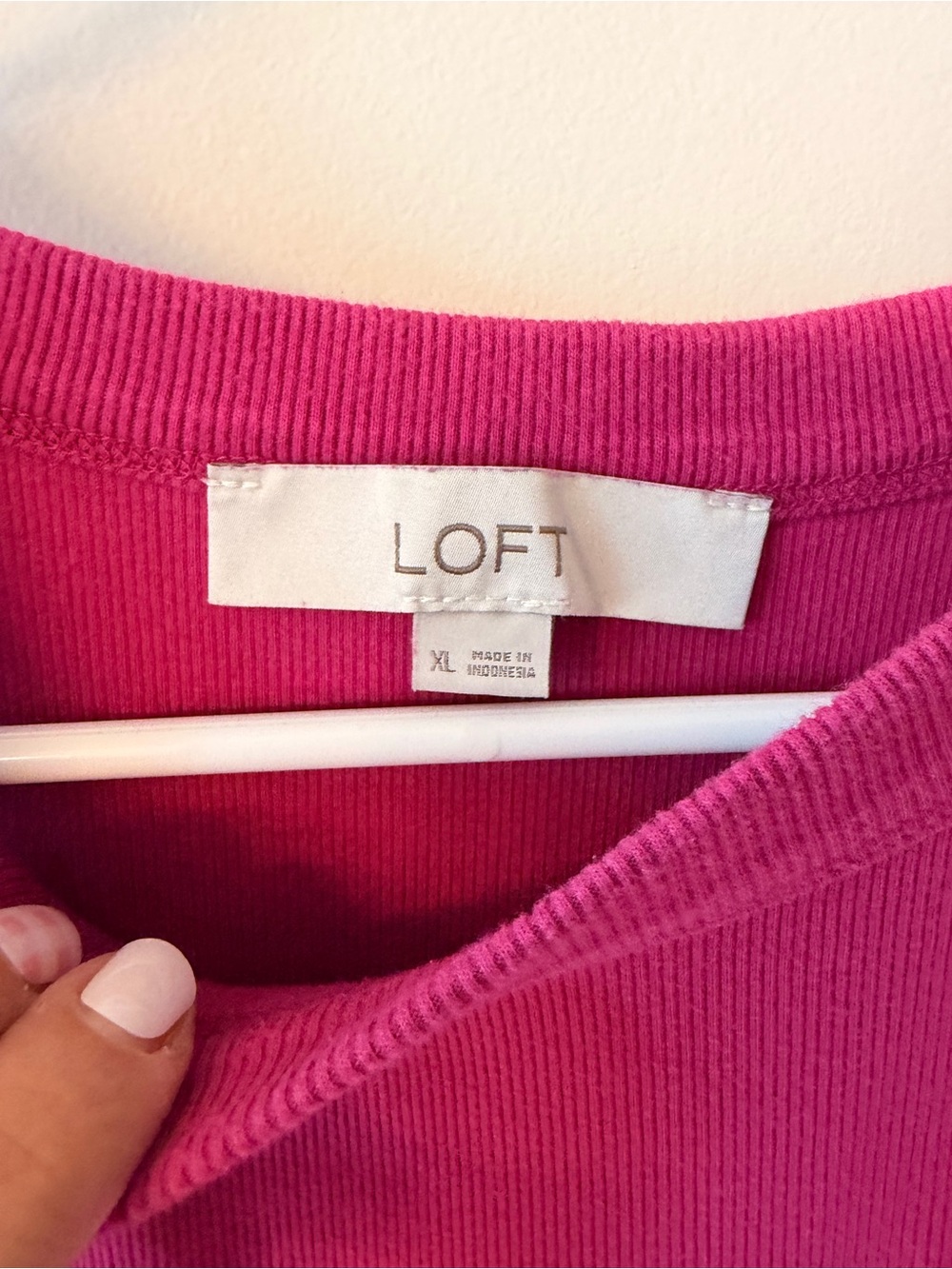 LOFT Sleeveless Magenta Maxi Dress - Picture 3 of 3